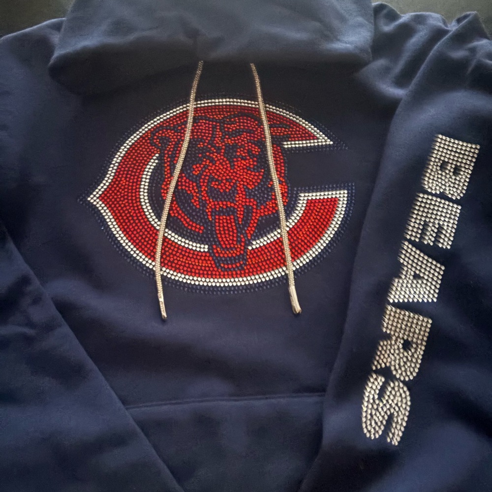 Chicago Bears Navy Hoodie